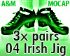 IRISH JIG 04   3x Pairs 